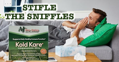 Daily Immune Health Function, 40 Count - Effective Against Cold, Sinus, Allergy Symptoms | Non-Habit Forming | No Side Effects