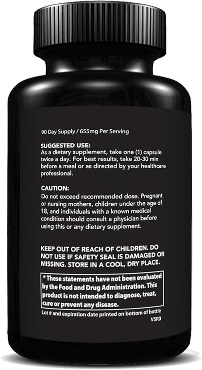 Turmeric and Ginger Supplements - 90 Vegetarian Capsules | Digestive Health & Joint Support Supplement | Organic Turmeric Curcumin Supplement with Black Pepper Extract