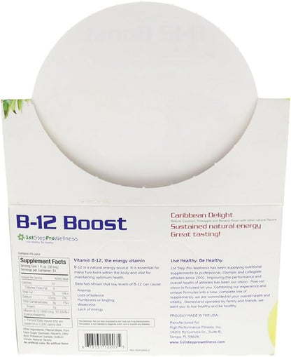 High Performance Fitness B-12 Boost, 12-2oz Bottles