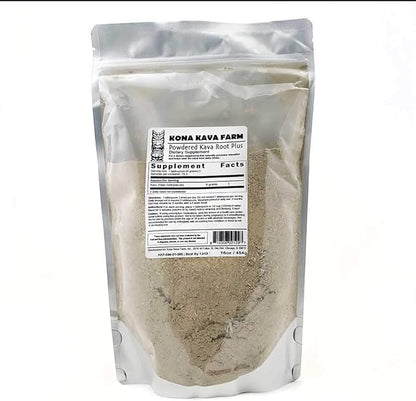 Powdered Noble Kava Root Plus (16 oz)