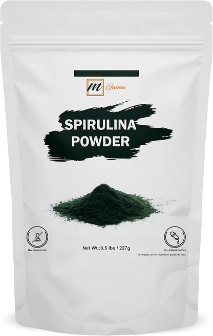 100% Spirulina Powder/Blue Green Algae Powder 0.5lbs / 227 g