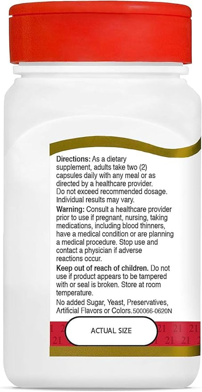 21st Century Glucosamine Chondroitin 250/200mg - Original Strength, 60 Count
