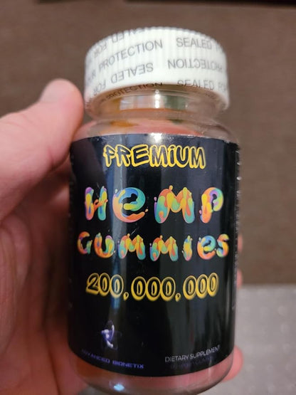 Potent Hemp Gummies | 60 Count | Pure Clean Colorado Hemp | Calm Gummies for Worriedness & Sleep