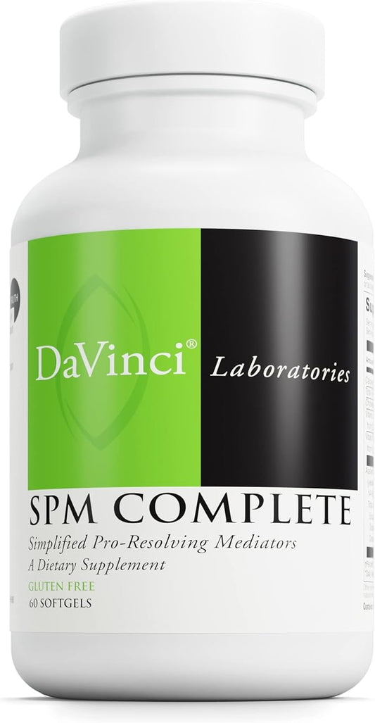 DAVINCI Labs SPM Complete - Helps Support Immune System, Digestive Health, Joint Health & More with Omega-3 Fatty Acids, Including EPA, DHA & DPA - Gluten-Free - 60 Softgels