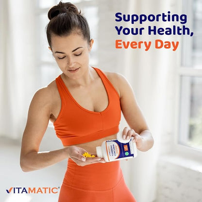 Vitamatic Turmeric Curcumin Supplement 3000 mg Equivalent Per Serving, Made with 95% Curcuminoids, Black Pepper, Ginger, Moringa, 120 Vegetable Capsules, Non-GMO, Gluten Free (120 Capsules)