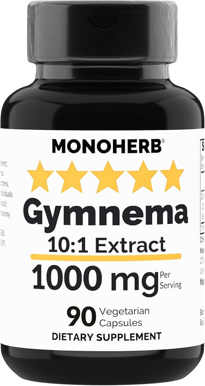 Gymnema Extract 1000 mg - 90 Vegetarian Capsules