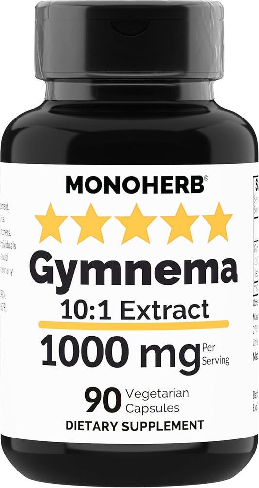 Gymnema Extract 1000 mg - 90 Vegetarian Capsules