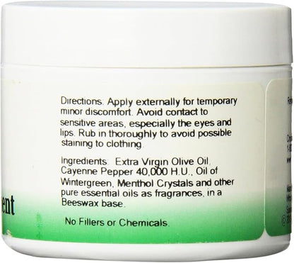 Christopher's Original Formulas Cayenne Heat Ointment, Warming Herbal Topical for Discomfort & Circulation, 2 fl oz