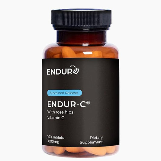 ENDUR-C®, Time Release Vitamin C Supplement Tablets For Optimal Absorption, Ascorbic Acid & Vitamin C with Rose Hips, 1000mg, 150 Tablets