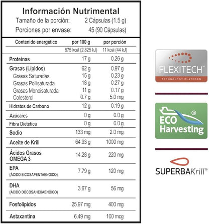 Vidalia Provides a Potent Source of Omega-3 derived from Antarctic Krill Oil, high Content of PHOSPHOLIPIDS, Choline and ASTAXANTHIN, offering Superior bioavailability. Free Heavy Metals.