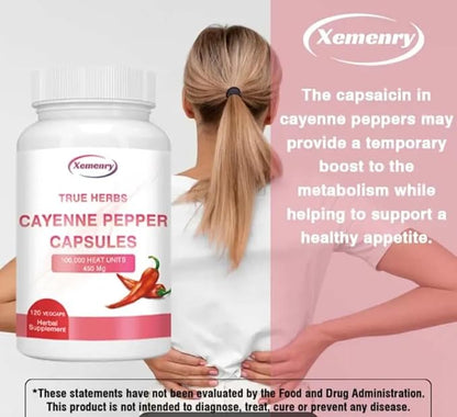 True Herbs Cayenne Pepper Capsules