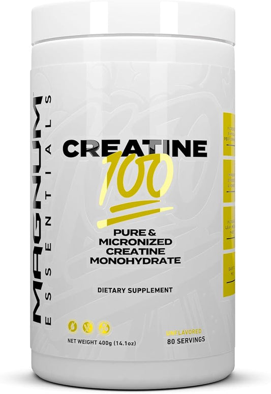 Nutraceuticals Micronized Creatine 100 – 80 Servings, High-Purity & Fast-Absorbing Creatine Monohydrate for Strength, Endurance & Muscle Growth