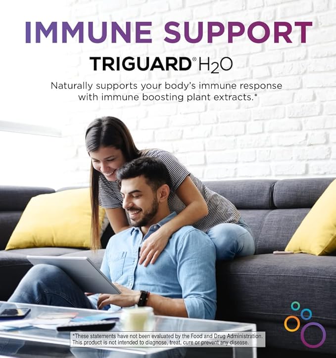 Triguard Plus Colloidal Silver Water, Sambucus Elderberry Extract & Olive Leaf Extract, 3-in-1 Liquid Immune Support Ready to Drink | Powerful Immune System Booster | Great Taste - 8oz, Made in USA
