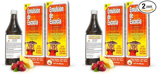 Strawberry/Banana 6.5 Oz. Cod Liver Oil (Pack of 2)