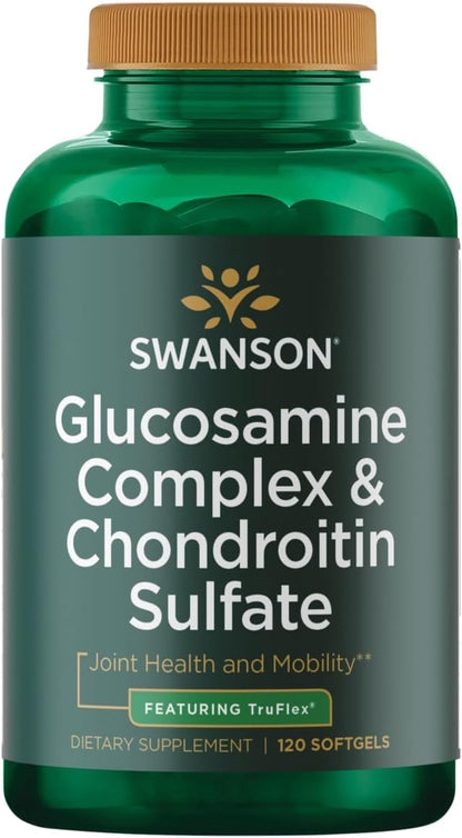 Swanson Glucosamine Complex & Chondroitin Sulfate 500/400 Milligrams 120 Sgels