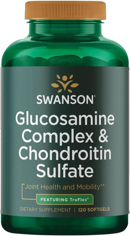 Swanson Glucosamine Complex & Chondroitin Sulfate 500/400 Milligrams 120 Sgels
