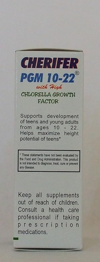 CHERIFER Capsule with Zinc, Double Chlorella Growth Factor & Taurine PGM 10-22 (30 Capsules)