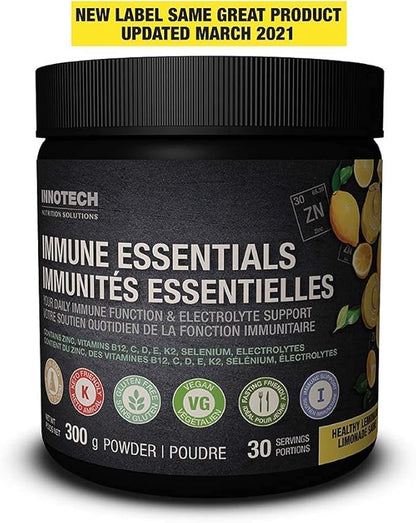 Innotech Nutrition Solutions Immune Essentials, 300 Gram - Lemon Flavour