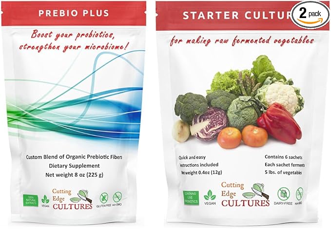 Prebio Plus Prebiotic Fiber Powder Best Custom Blend of Organic Prebiotic Fibers Dietary Supplement 8 oz