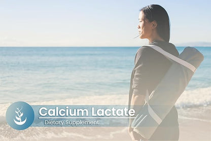 Pure Original Ingredients Calcium Lactate, (100 Capsules) Always Pure, No Additives Or Fillers, Lab Verified