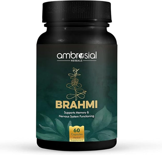 AMBROSIAL Brahmi Capsules 500 mg Pack of 1-60 Capsules