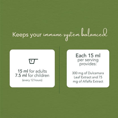 Vall-Inmunolive - Alfalfa and Dulcamara Oral Solution, 8 Fl Oz