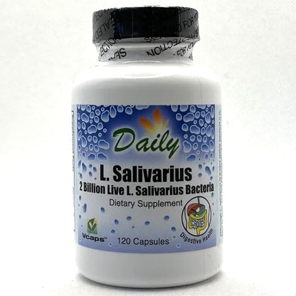 Daily Manufacturing L-Salivarius (Probiotic) 120 Delayed-Release Capsules