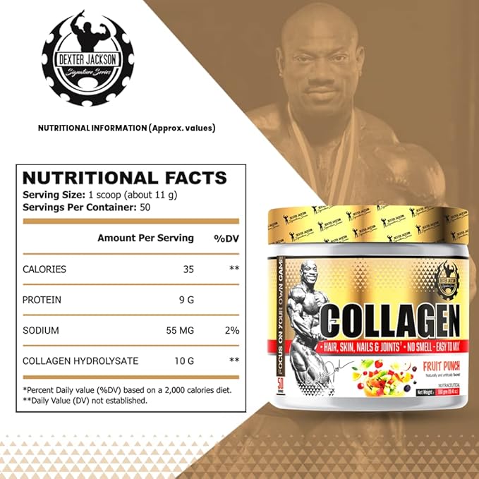 Gold Series Collagen | 550g (50 Serving, Fruit Punch)
