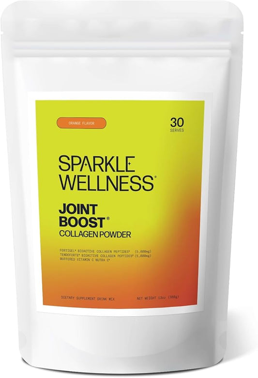 Joint Boost (Orange) [30-Serves] | Collagen Powder Supplement with FORTIGEL & TENDOFORTE Collagen Peptides & Calcium Ascorbate Vitamin C | Supports Joint Mobility