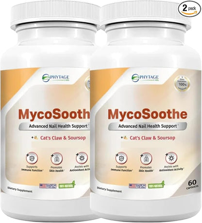 MycoSoothe Advanced Hair, Skin, Nail & Immunity Support Formula - 2 Pack