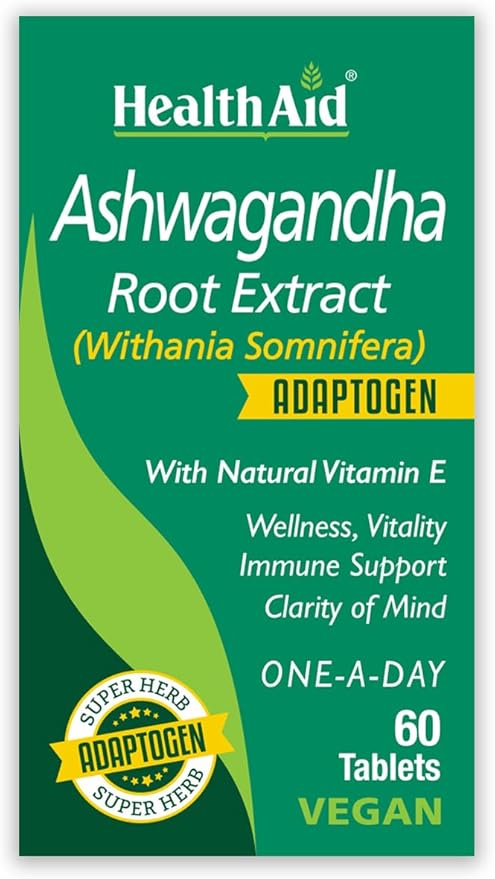 Ashwagandha 350 mg Root Extract, 15:1 Concentrate, Once Daily, 60 Tablets, Vegan