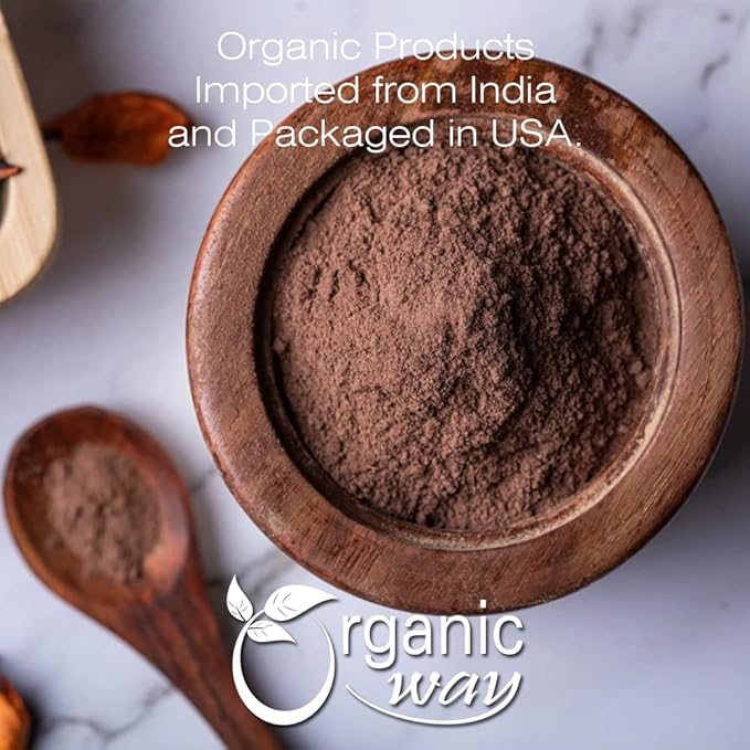 Organic Way Arjuna Bark Powder (Terminalia arjuna) - Organic & Kosher Certified | Raw, Vegan, Non GMO & Gluten Free | USDA Certified | Origin - India (1/2LBS / 8Oz)