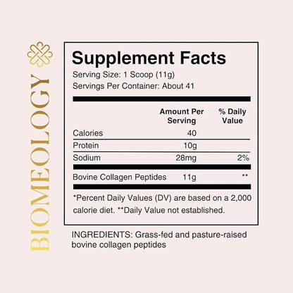 Prenatal Collagen Peptides - Grass-Fed Collagen Protein, with Glycine & Amino Acids for Pregnancy & Postpartum - Help Digestion, Immune Health, Pelvic Floor, & Postpartum Recovery (16 oz.)