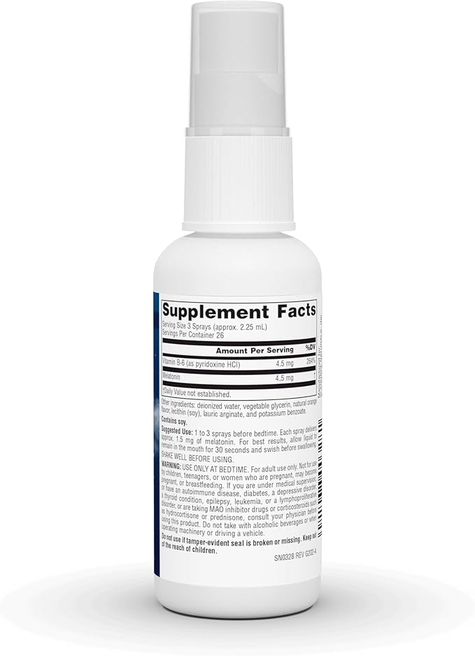 Source Naturals Melatonin Orange Flavored NutraSpray 1.5 mg - 2 Fluid oz
