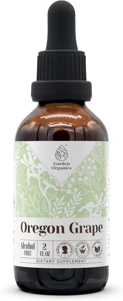 Oregon Grape Alcohol-Free Natural Tincture Extract, Immune System Booster, Liquid Drops Made from 100% (2 fl oz)