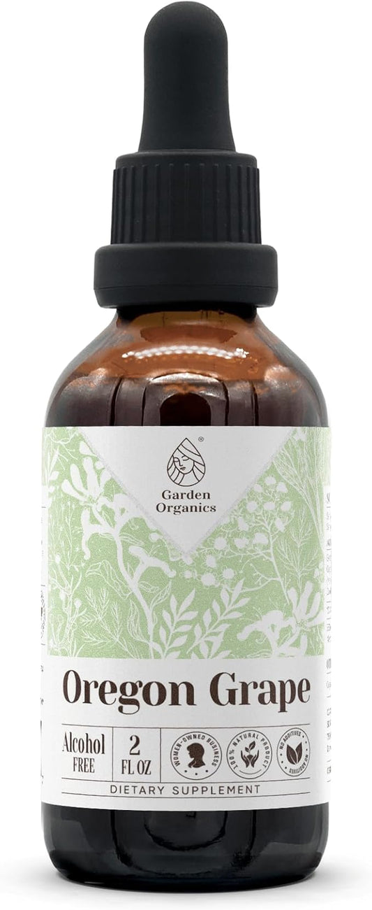 Oregon Grape Alcohol-Free Natural Tincture Extract, Immune System Booster, Liquid Drops Made from 100% (2 fl oz)