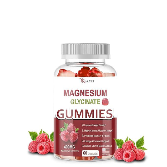 New Magnesium Glycinate 400mg, Sugar Free for Adults (30 Servings)