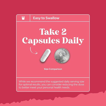 Complete Herbal Menopause Supplement for Women - Female Hormone Balance Capsules for Night Sweats, Hot Flashes & Mood Swings with Dong Quai, Chaste Berry & Black Cohosh Root - 60 Count Pack