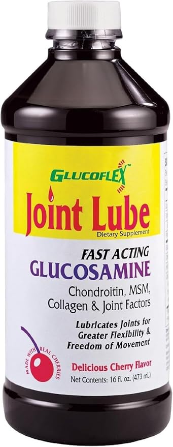 Windmill Health Products Joint Lube (16oz) Chondroitin, MSM, Collagen & Joint Factors Lubricates Joints for greater Flexibility & Freedom of Movement Delicious Cherry
