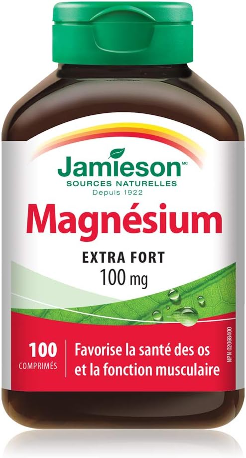 Jamieson Laboratories Magnesium 100mg by Jamieson Natural Sources