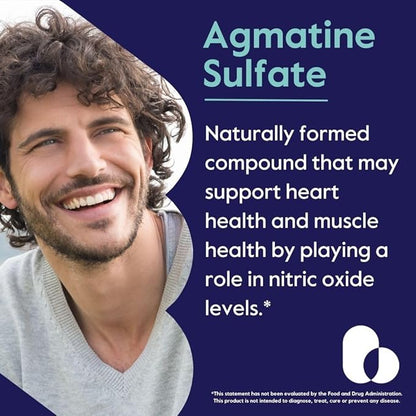 BESTVITE Agmatine Sulfate 500mg (240 Vegetarian Capsules) - No Stearates - Vegan - Non GMO - Gluten Free