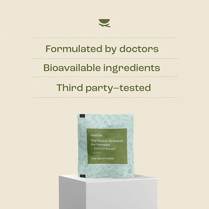bird&be The Power Prenatal for Females with Coq10 Boost