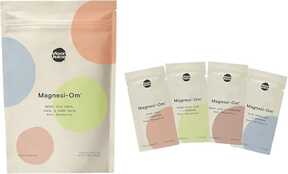 Moon Juice Tutti Frutti Magnesi-Om Variety Pack | Magnesium + L-Theanine | for Natural Calm + Regularity | Magnesium Citrate | Sugar Free | Guava, Green Grape, Blue Lemon, Berry | (24 Sticks)