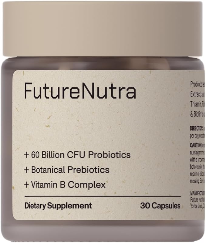 10 Advanced Strains, Prebiotics, and B Vitamins for Total Digestive & Immune Health, Supports Occasional Constipation, Bloating, Diarrhea - 30 Count/Bottle