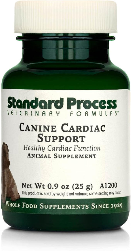 Standard Process Inc. Canine Cardiac Support - Dog Heart Health Supplement - Nutritional Formula to Support Cardiac Function - Pet Health Supplement with Selenium - 25 g