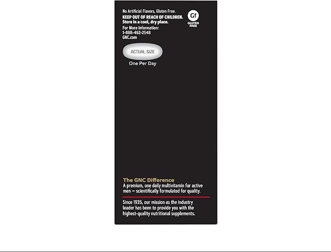 GNC Mega Men Multivitamin | Energy and Metabolism | 1 Daily