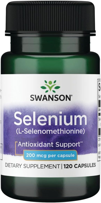 Swanson Semsc Selenium 200 mcg 120 Capsules