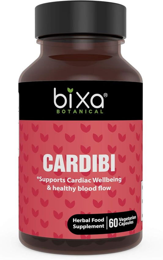 Ayurvedic Natural Herbal Supplement CARDIBI Capsules Pure Authentic Premium Quality 60 Veg Capsules (450mg) (with Arjuna,Guggul, Punarnava, Trikatu Powder and Garlic Extract)