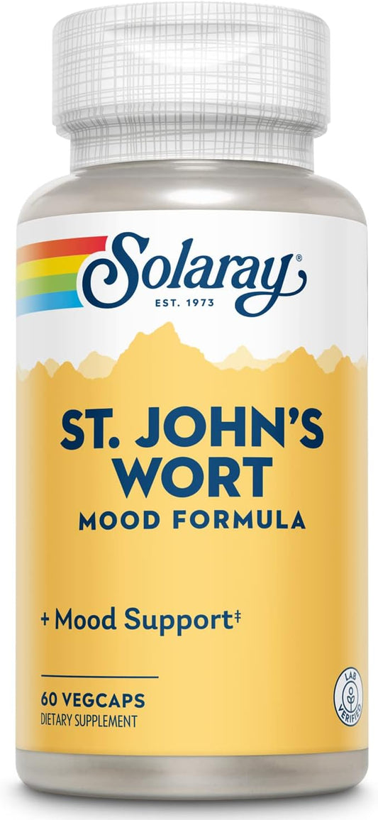 SOLARAY Guaranteed Potency St. John's Wort 900 mg Capsules | 60 Count
