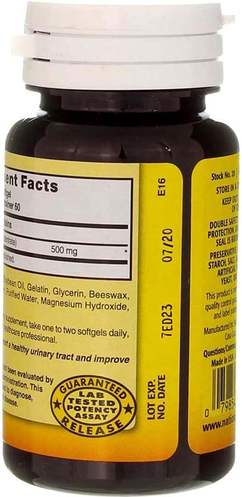 Nature's Blend Cranberry Concentrate 500 mg 60 Sgels